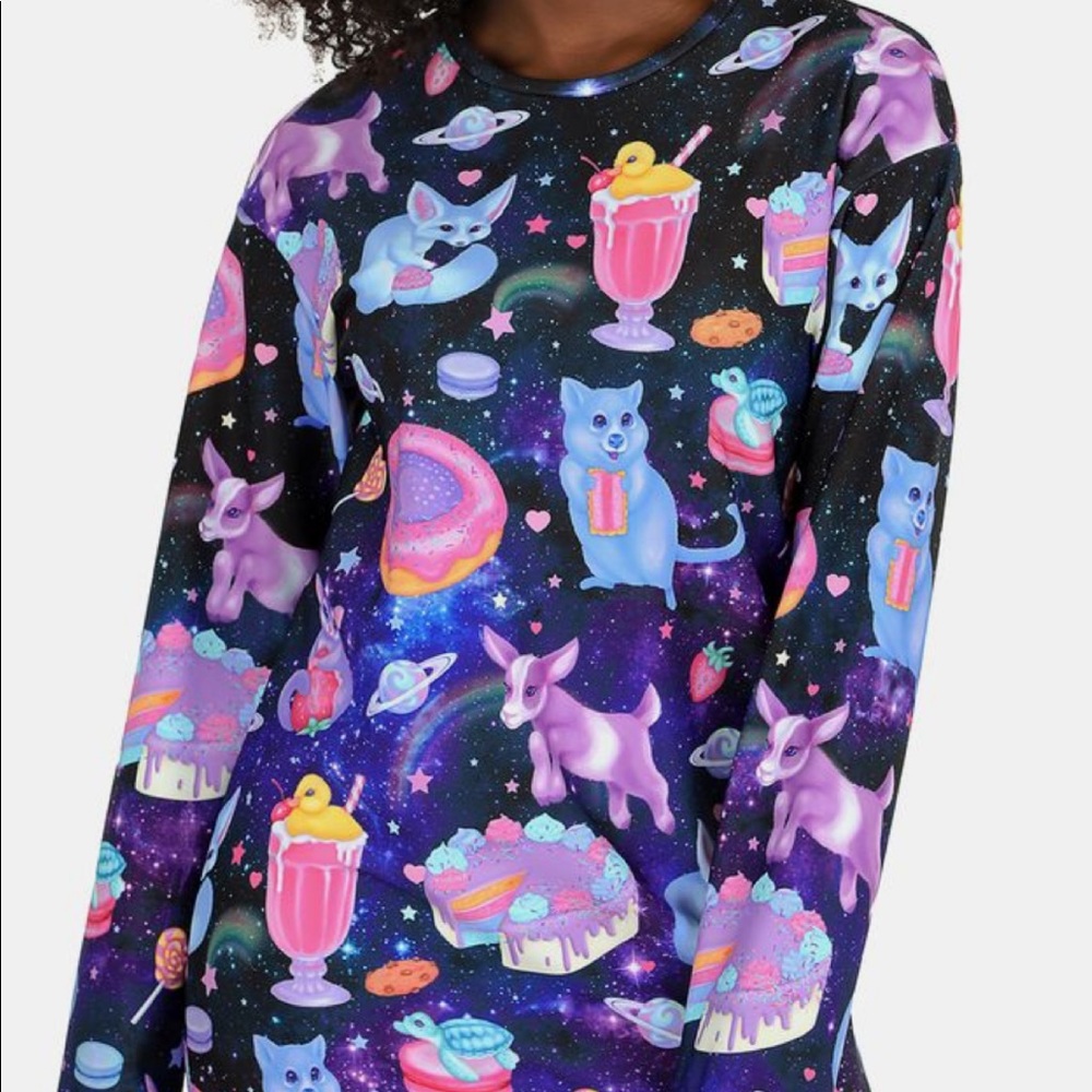 Blackmilk Tiny Treats Oversized Sweater Dress